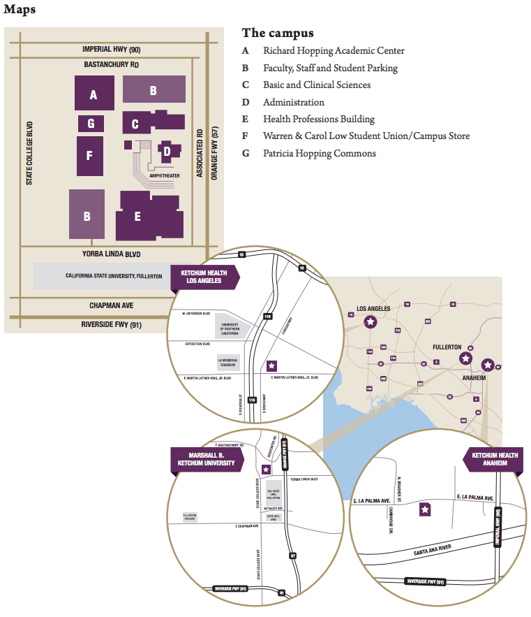 Fullerton College Campus Map